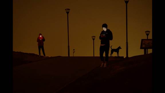 說(shuō)明: Macintosh HD:Users:chendong:Desktop:張乾琦 工作坊:工作坊:官方作品:中文圖說(shuō):不存在的戰(zhàn)爭(zhēng):1. 張乾琦，“不存在的戰(zhàn)爭(zhēng)”視頻截圖，2017.jpg